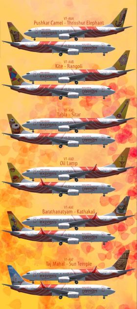 Air India Express aircraft  design
