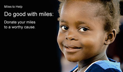Реклама благотворительности от авиакомпании Lufthansa